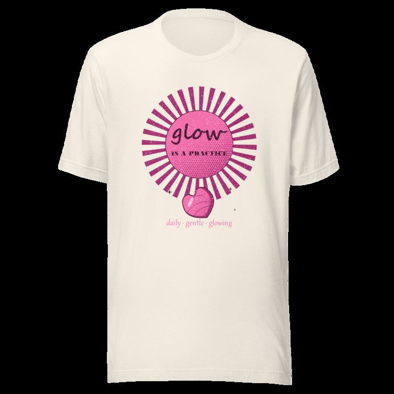 Gorgeous Baddie Glow Is A Practice Boutique Tee White Vintage White