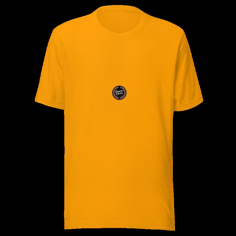 Gorgeous Baddie Rose Crest Tee Gold