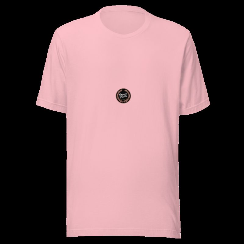 Gorgeous Baddie Rose Crest Tee Pink