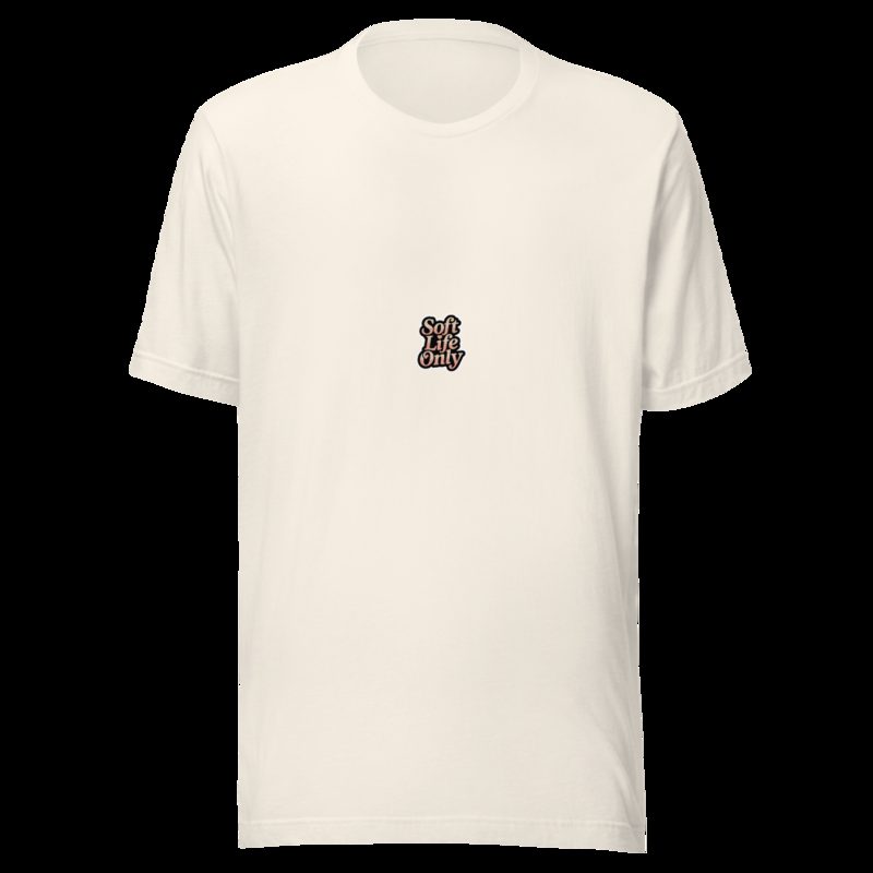 Gorgeous Baddie Soft Life Only Tee Vintage White