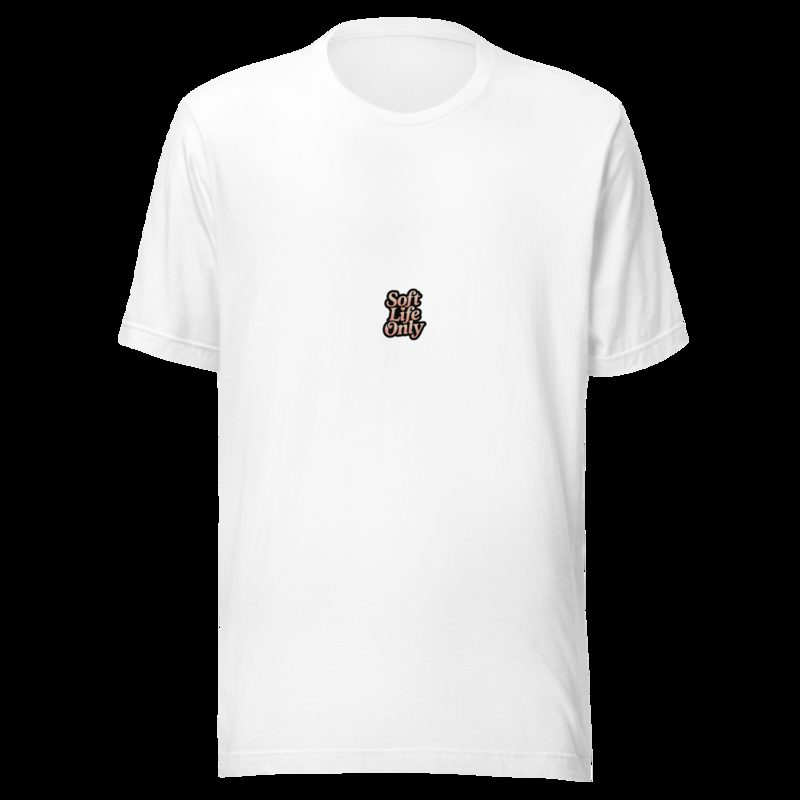 Gorgeous Baddie Soft Life Only Tee White